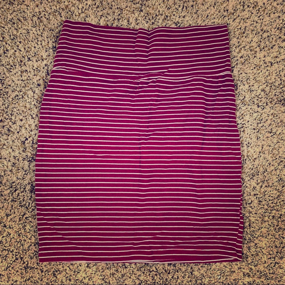 ✨Charlotte Rousse✨ red and white striped mini